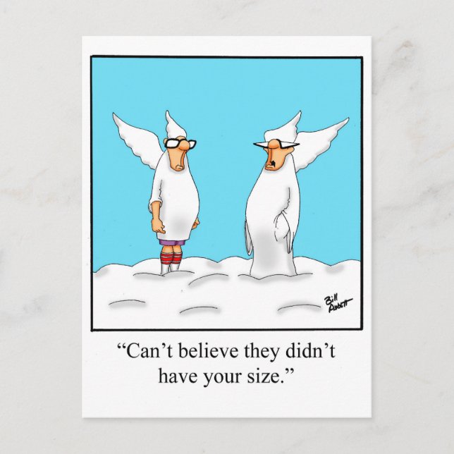 Heavenly Fashion Faux Pas! Postcard (Front)