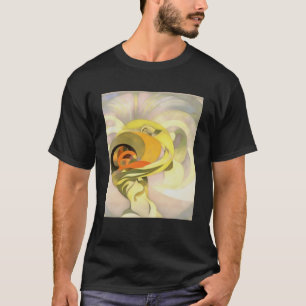 Heavenly Floral Abstract Calla Lily Personificatio T-Shirt