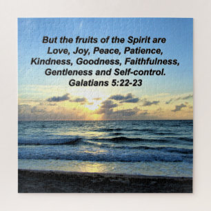 HEAVENLY GALATIANS FRUIT OF THE SPIRIT DESIGN JIGSAW PUZZLE