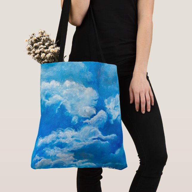 "Heavenly Guardian" Tote Bag (large) (Close Up)