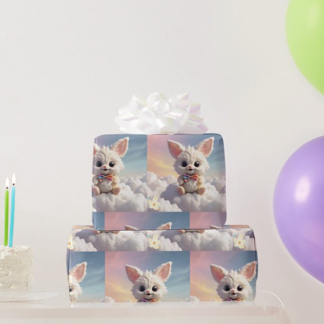 "Heavenly Hare" Wrapping Paper (Party Gifts)