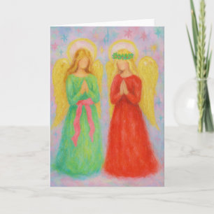 Heavenly Holiday Blessings Christmas Card – Peacef