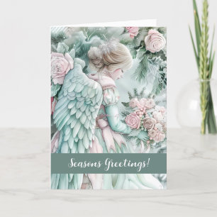 Heavenly Holiday Greetings in Vintage Pastels