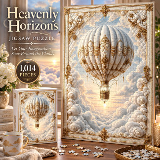 Heavenly Horizons Balloon 1,014 Piece Puzzle