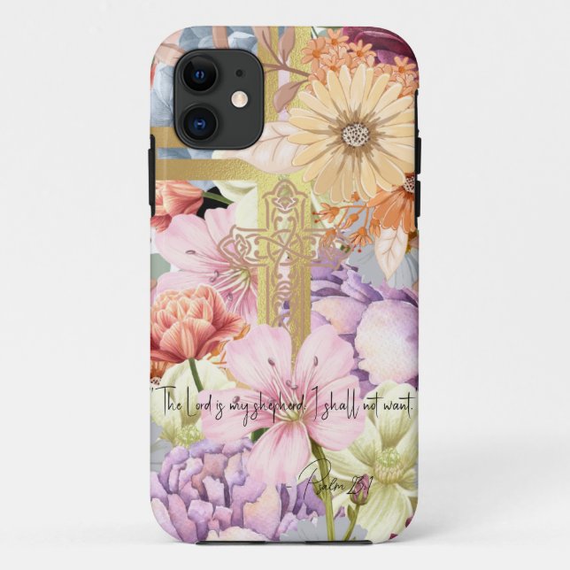  Heavenly Hue Scripture iPhone / iPad case (Back)
