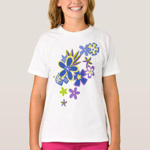 Heavenly Hula Hawaiian Flowers T-Shirt