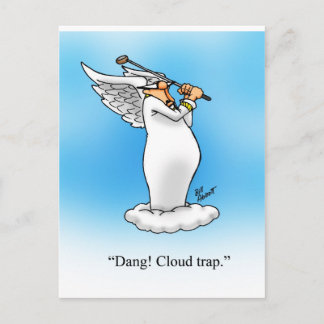 Heavenly Humor Angel Cartoon Gift! Postcard