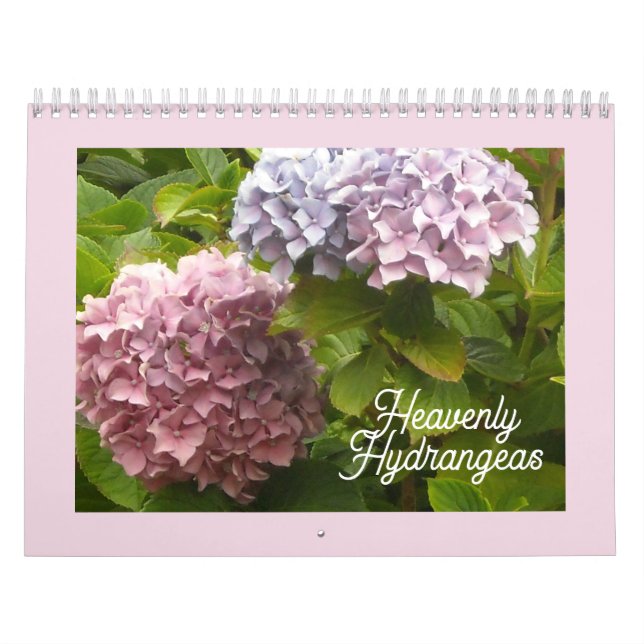 Heavenly Hydrangeas Floral Charm Calendar (Cover)