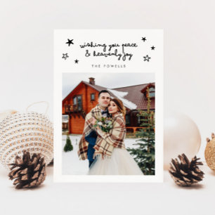 Heavenly Joy Religious Holiday Wedding Photo White