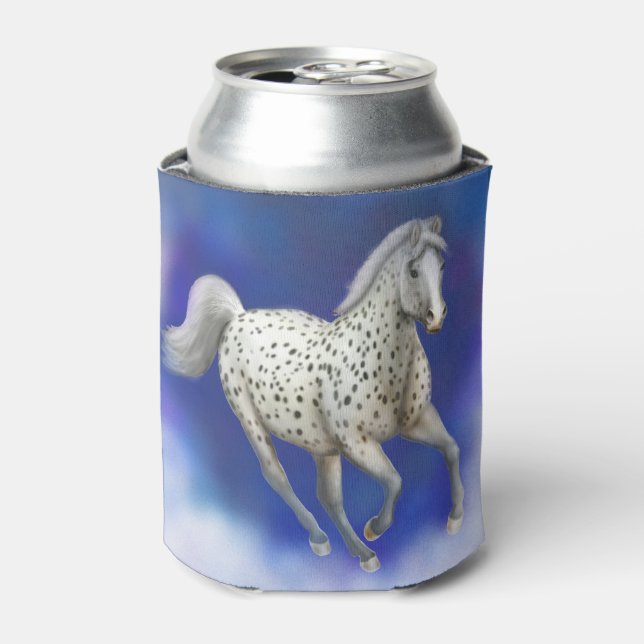 Heavenly Leopard Appaloosa Horse Can Cooler (Can Front)