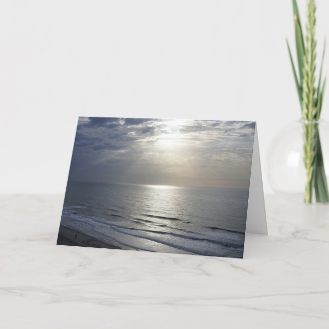 Heavenly Light Sympathy Card (Front)