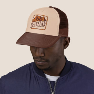 Heavenly Mountain Lake Tahoe California Nevada Trucker Hat