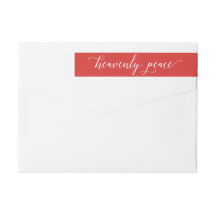 Heavenly Peace Wrap Around Label