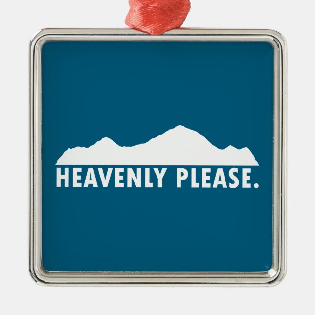 Heavenly Please Metal Tree Decoration (Front)