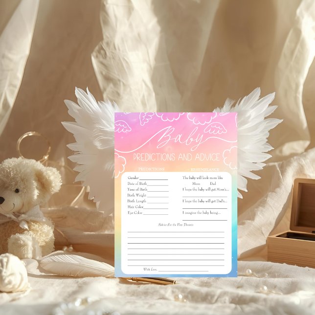 Heavenly Rainbow Baby Predictions & Advice Card (Heavenly Rainbow Baby Predictions & Advice Card)