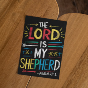 Heavenly Shepherd: Bible Verse  Postcard