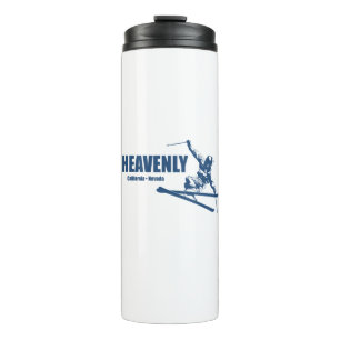 Heavenly Ski Resort California Nevada Skier Thermal Tumbler