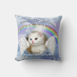 Heavenly Sky With Rainbow 2  Pet Memorial Cushion