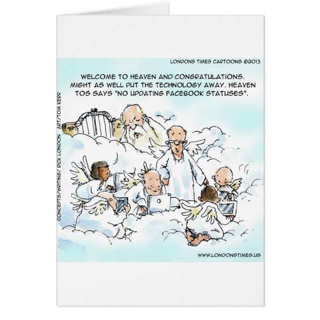 Heavenly Social Media Funny (Front)