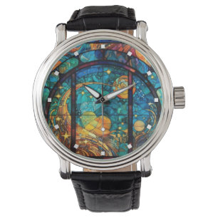 Heavenly Stained Glass Artwork Watch