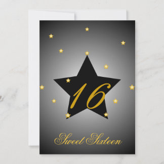 Heavenly Star Sweet Sixteen-Customise Invitation