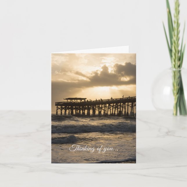 Heavenly Sunrise Thinking Of You Card (Front)