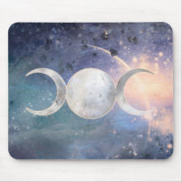 Heavenly Universe Triple Moon Goddess Moonstone