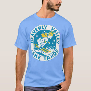 Heavenly Valley Lake Tahoe Vintage Travel Decal T-Shirt