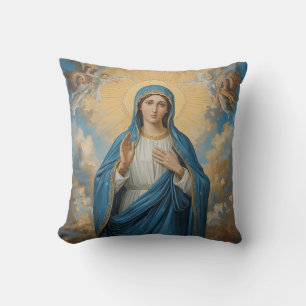 Heavenly Virgin Mary Cushion