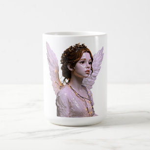 Heavenly Woman Illustration Coffee Mug