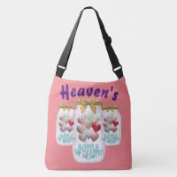 Heaven's Bottle Of Hearts Crossbody Tote Bag