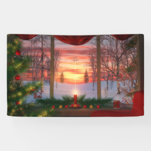 Heaven's Dayspring Christmas Banner