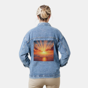 Heavens Declare the Glory: God & Creation Verse Denim Jacket