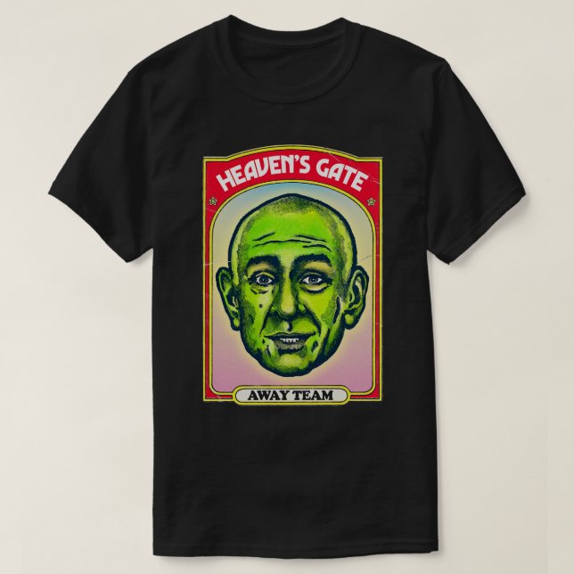 Heavens Gate Away Team Original Retro Design T-Shirt (Design Front)