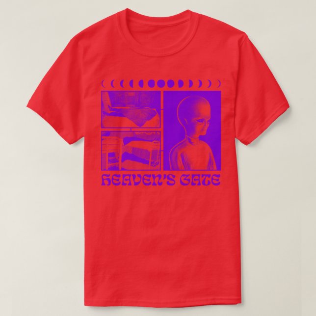Heavens Gate Cult Fan Art Design T-Shirt (Design Front)