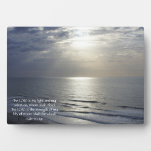 Heaven's Light and Inspirational Scripture Plaque