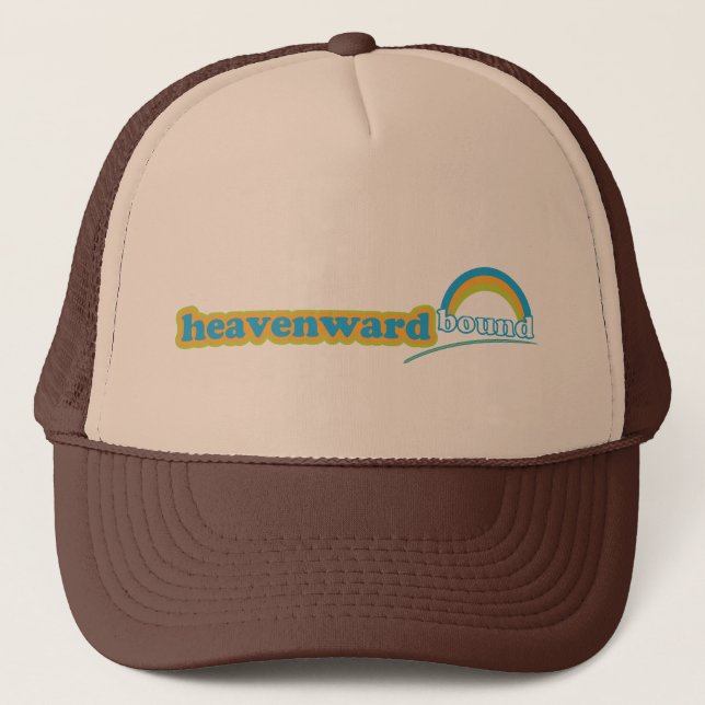 Heavenward Bound Christian retro hat (Front)
