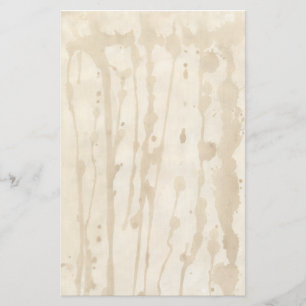 Heavily Coffee Stained Faded Parchment Stationery