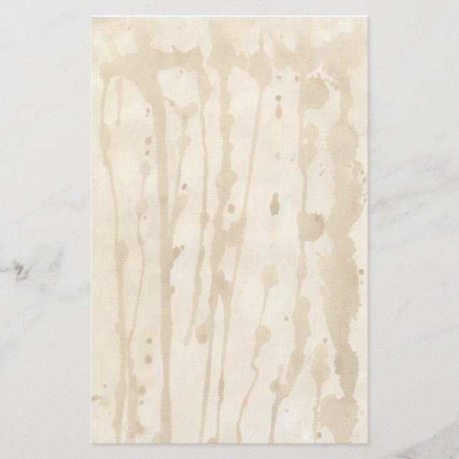 Heavily Coffee Stained Faded Parchment Stationery (Front)