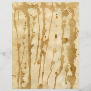 Heavily Coffee Stained Parchment Letterhead