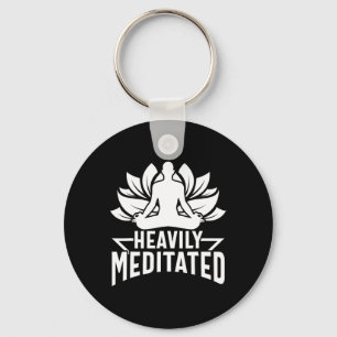 Heavily Meditated Yoga Meditation Lotus Namaste Bu Key Ring