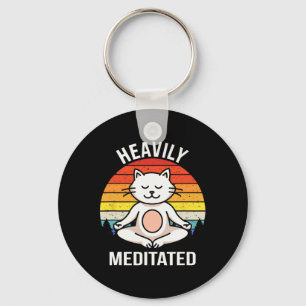 Heavily Meditated Yoga Meditation Spiritual Buddhi Key Ring