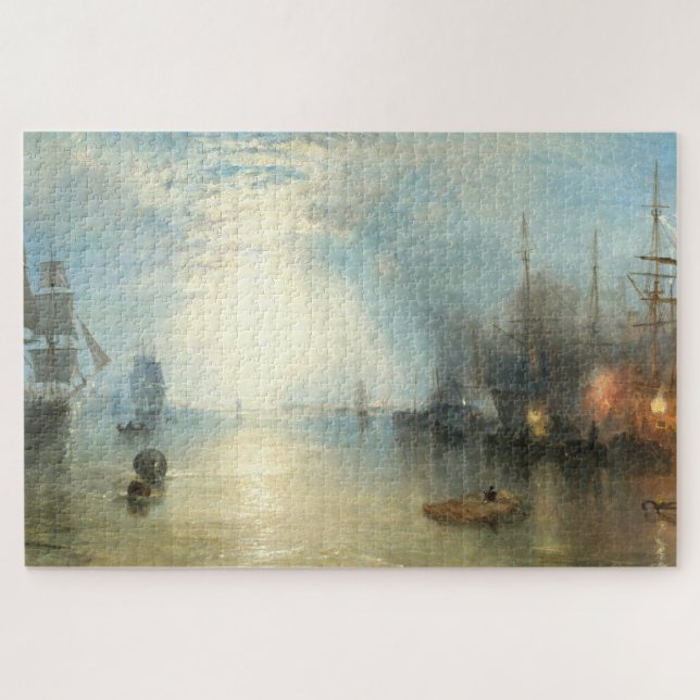 Heaving in Coals, William Turner Art Jigsaw Puzzle (Horizontal)