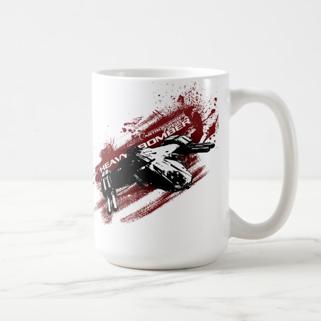 Heavy Bomber splash mug (Right)