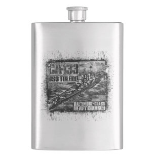Heavy cruiser Toledo Hip Flask