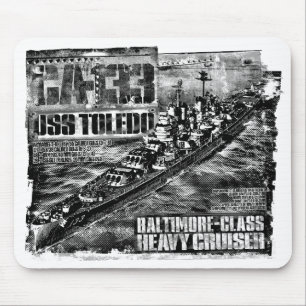 Heavy cruiser Toledo Mouse Pad