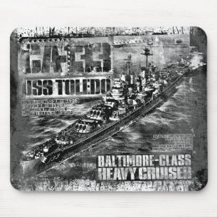 Heavy cruiser Toledo Mouse Pad