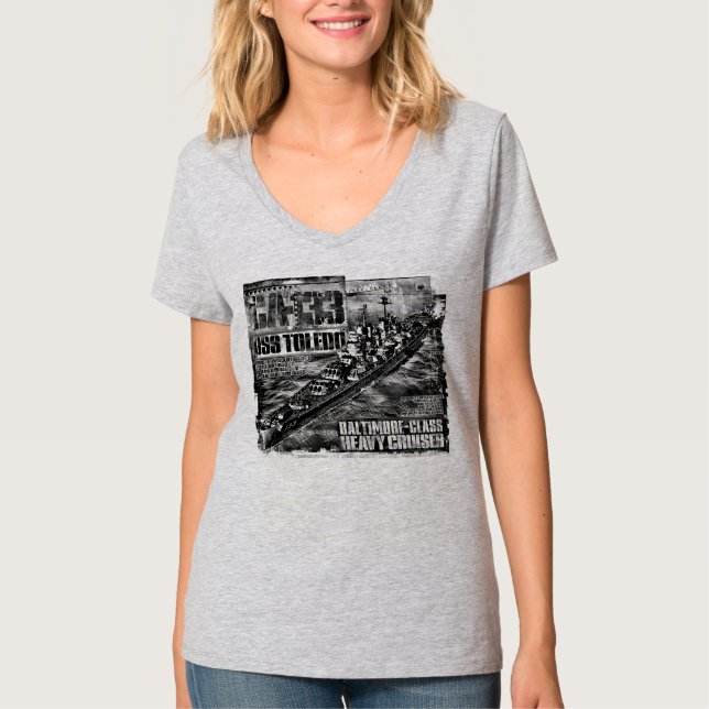 Heavy cruiser Toledo T-shirt (Front)
