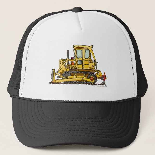 Heavy Duty Bulldozer Dirt Mover Construction Hats (Front)