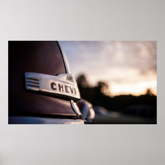 Heavy Duty Chevy Pickup Poster